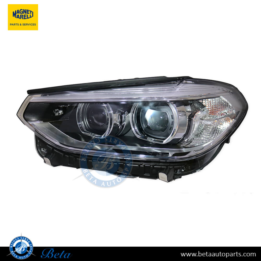 Left Side Headlamp LED for BMW X3/X4 G01/G02 2018-Up models, Part Number 63117466125 Left Side Headlamp LED for BMW X3/X4 G01/G02 2018-Up models, Part Number 63117466125
